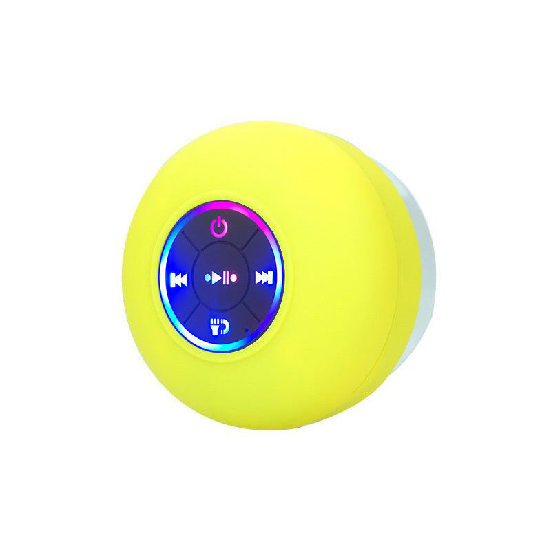 LED Bluetooth Waterproof Speaker Yellow