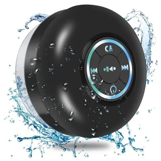 LED Bluetooth Waterproof Speaker Black